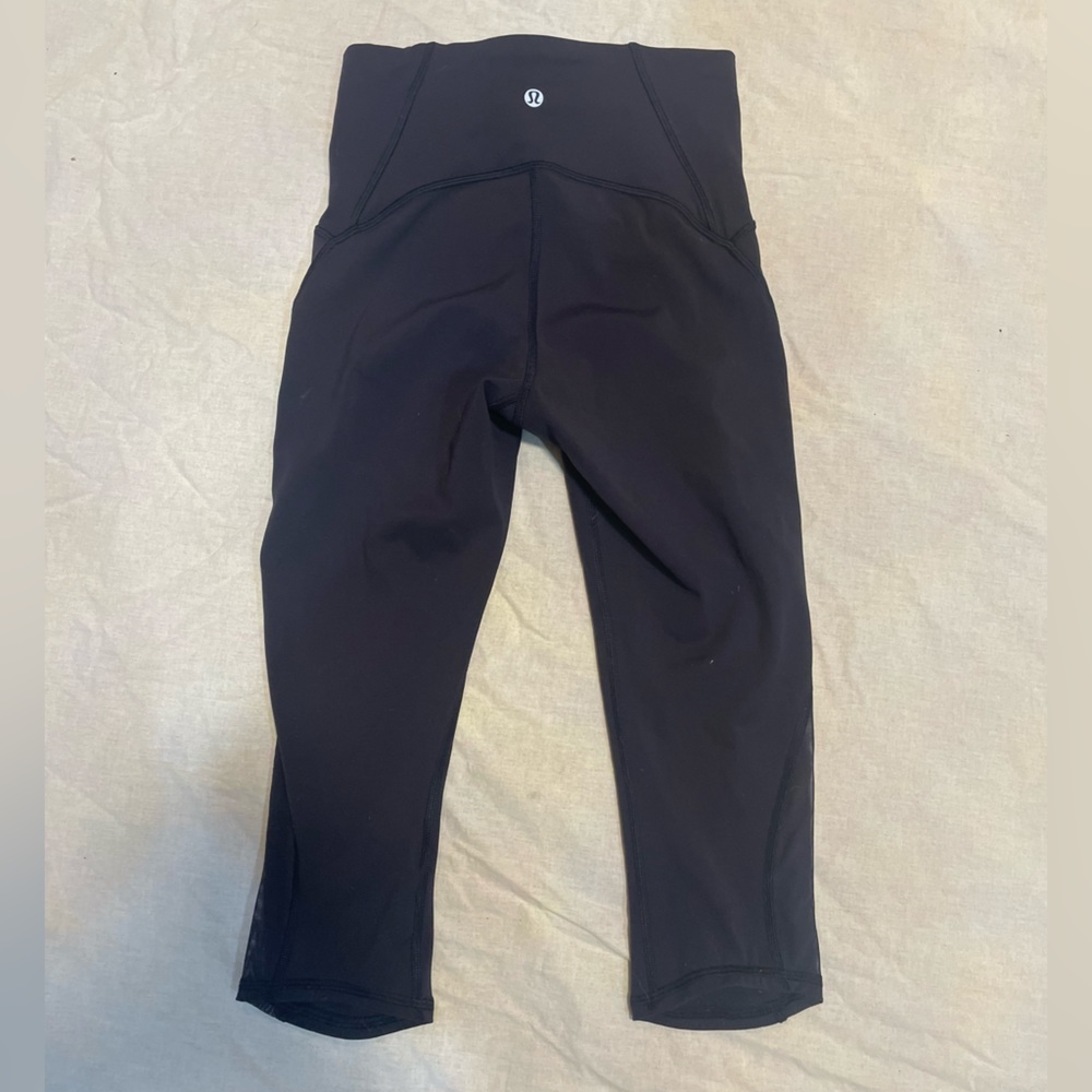 Navy blue Lululemon Cropped leggings